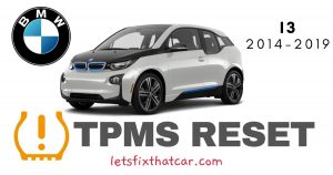 TPMS Reset-BMW I3 2014-2019 Tire Pressure Sensor