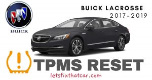 TPMS Reset-Buick Lacrosse 2017-2019 Tire Pressure Sensor