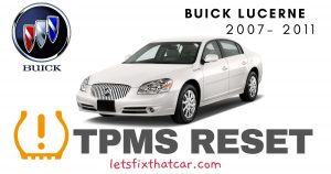TPMS Reset-Buick Lucerne 2007-2011 Tire Pressure Sensor