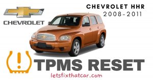 TPMS Reset-Chevrolet HHR 2008-2011 Tire Pressure Sensor