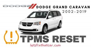 TPMS Reset-Dodge Grand Caravan 2002-2019 Tire Pressure Sensor