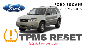 TPMS Reset-Ford Escape 2005-2019 Tire Pressure Sensor