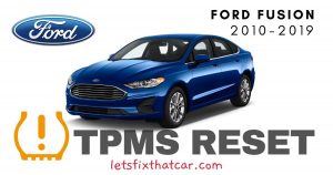 TPMS Reset-Ford Fusion 2010-2019 Tire Pressure Sensor