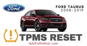 TPMS Reset-Ford Taurus 2008-2019 Tire Pressure Sensor