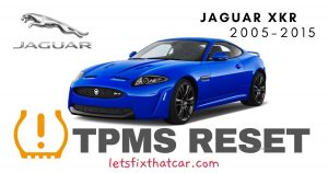 TPMS Reset-Jaguar XKR 2005-2015 Tire Pressure Sensor
