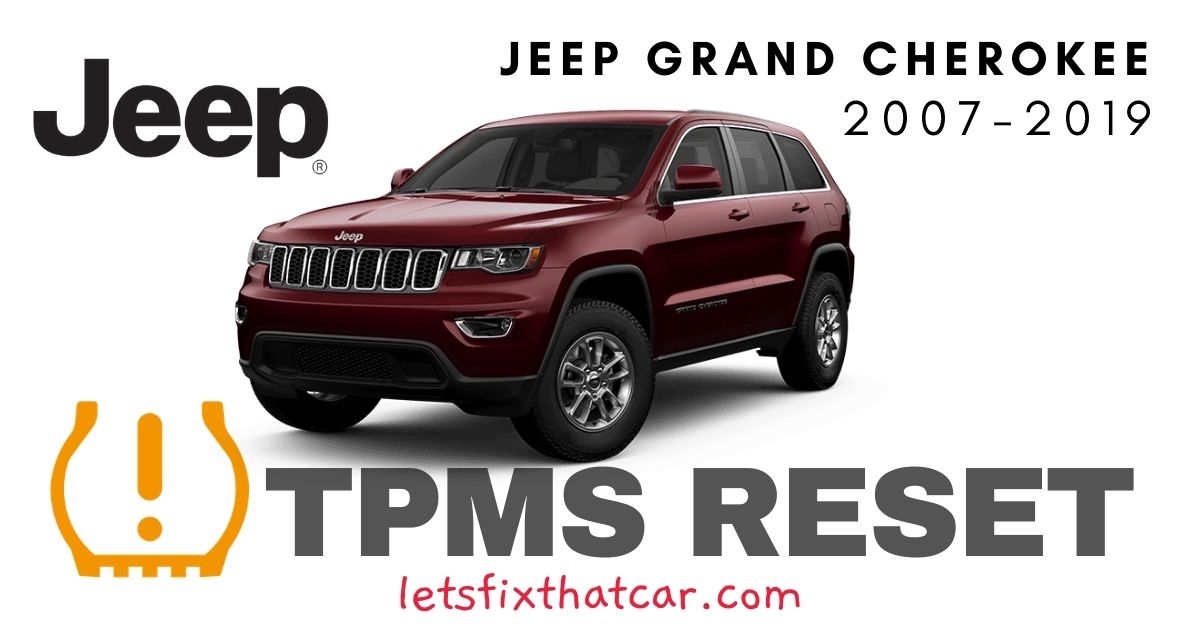 TPMS Reset-Jeep Grand Cherokee 2007-2019 Tire Pressure Sensor