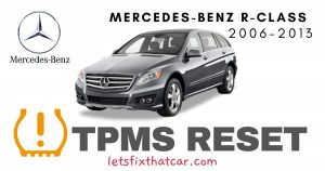 TPMS Reset-Mercedes-Benz R Class 2006-2013 Tire Pressure Sensor