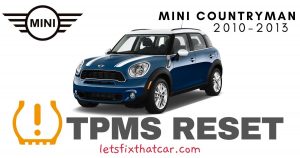 TPMS Reset-Mini Countryman 2010-2013 Tire Pressure Sensor