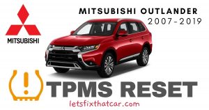TPMS Reset-Mitsubishi Outlander 2007-2019 Tire Pressure Sensor