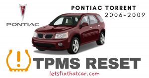 TPMS Reset-Pontiac Torrent 2006-2009 Tire Pressure Sensor
