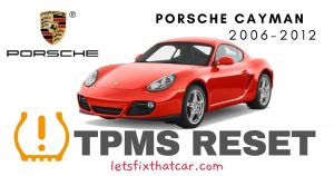 TPMS Reset-Porsche Cayman 2006-2012 Tire Pressure Sensor