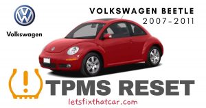 TPMS Reset-Volkswagen Beetle 2007-2011 Tire Pressure Sensor