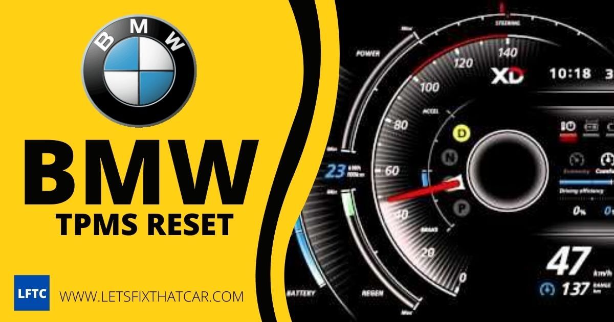 BMW TPMS Reset