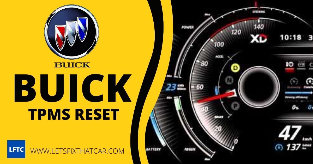 Buick TPMS Reset