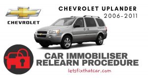 Key Programming Chevrolet Uplander 2006-2011