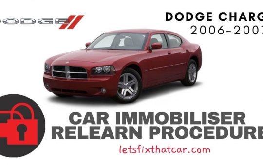 Key Programming Dodge Charger 2006-2007