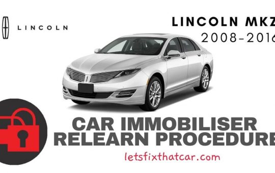 Key Programming Lincoln MKZ 2008-2016