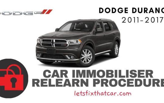 Key Programming Dodge Durango 2011-2017