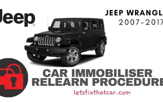 Key Programming Jeep Wrangler Unlimited 2007-2017