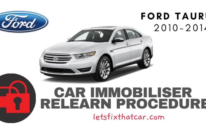 Key Programming Ford Taurus 2010-2014