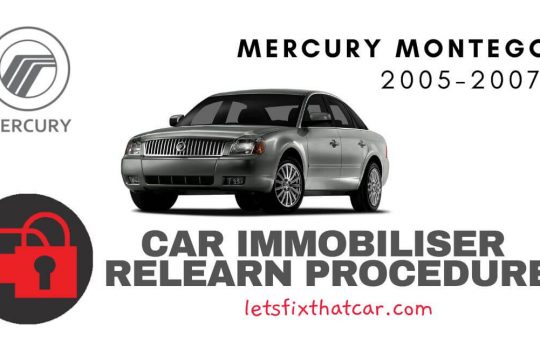 Key Programming Mercury Montego 2005-2007