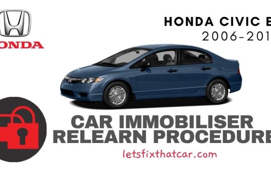 Key Programming Honda Civic EX 2006-2011