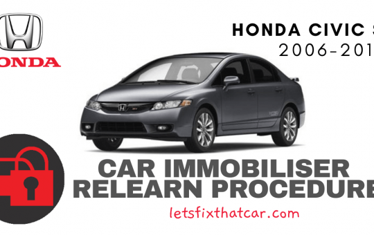 Key Programming Honda Civic SI 2006-2011