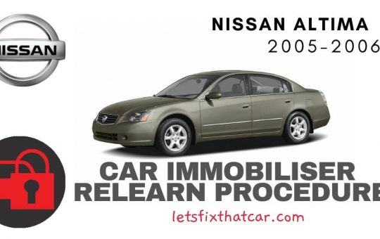 Key Programming Nissan Altima 2005-2006