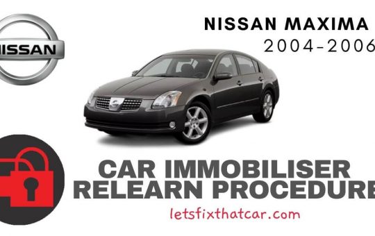 Key Programming Nissan Maxima 2004-2006