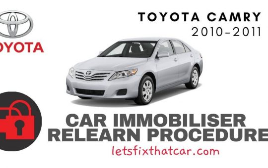 Key Programming Toyota Camry 2010-2011