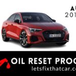 Oil Reset Procedure: Audi S3 2013-2020
